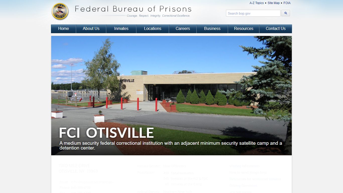 FCI Otisville - Federal Bureau of Prisons